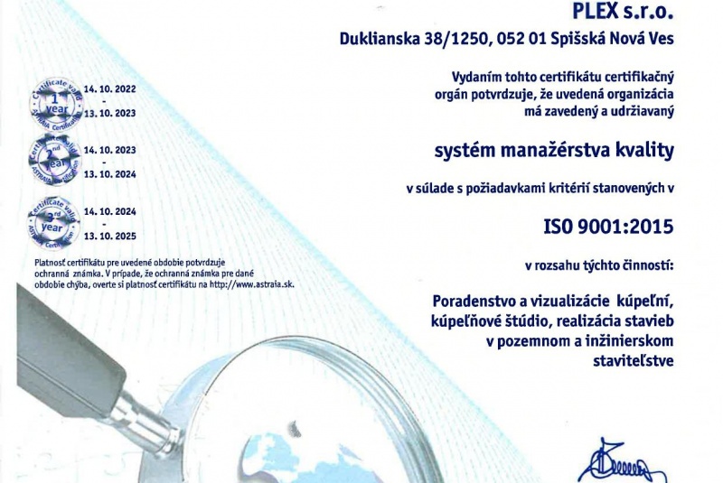 Novinky / EMAS certifikácia - foto Novinky / EMAS certifikácia - foto