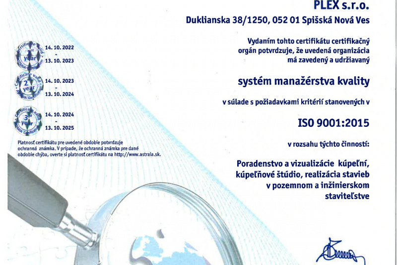 Novinky / EMAS certifikácia - foto Novinky / EMAS certifikácia - foto