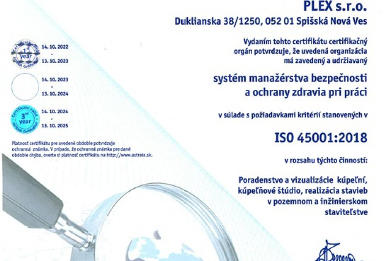 Novinky / EMAS certifikácia - foto Novinky / EMAS certifikácia - foto