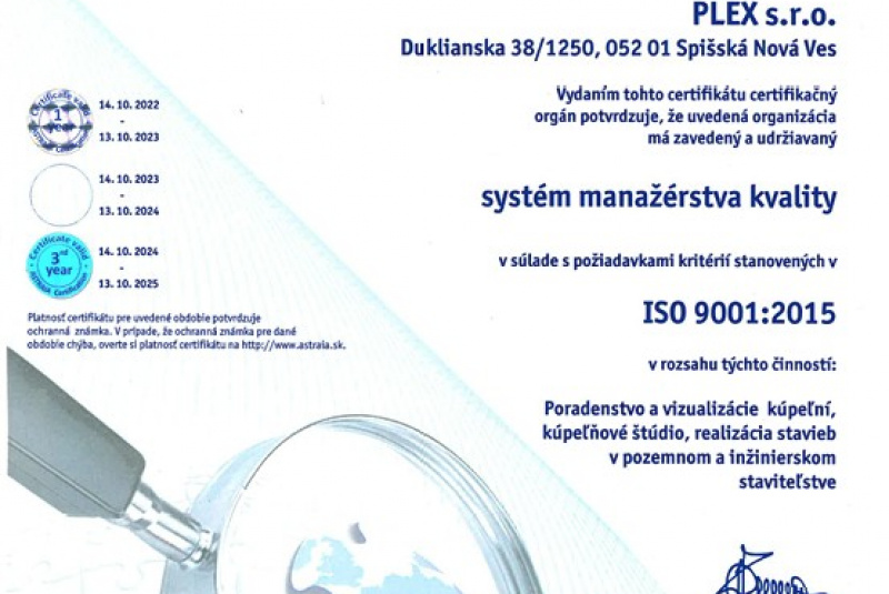  Novinky / EMAS certifikácia - foto